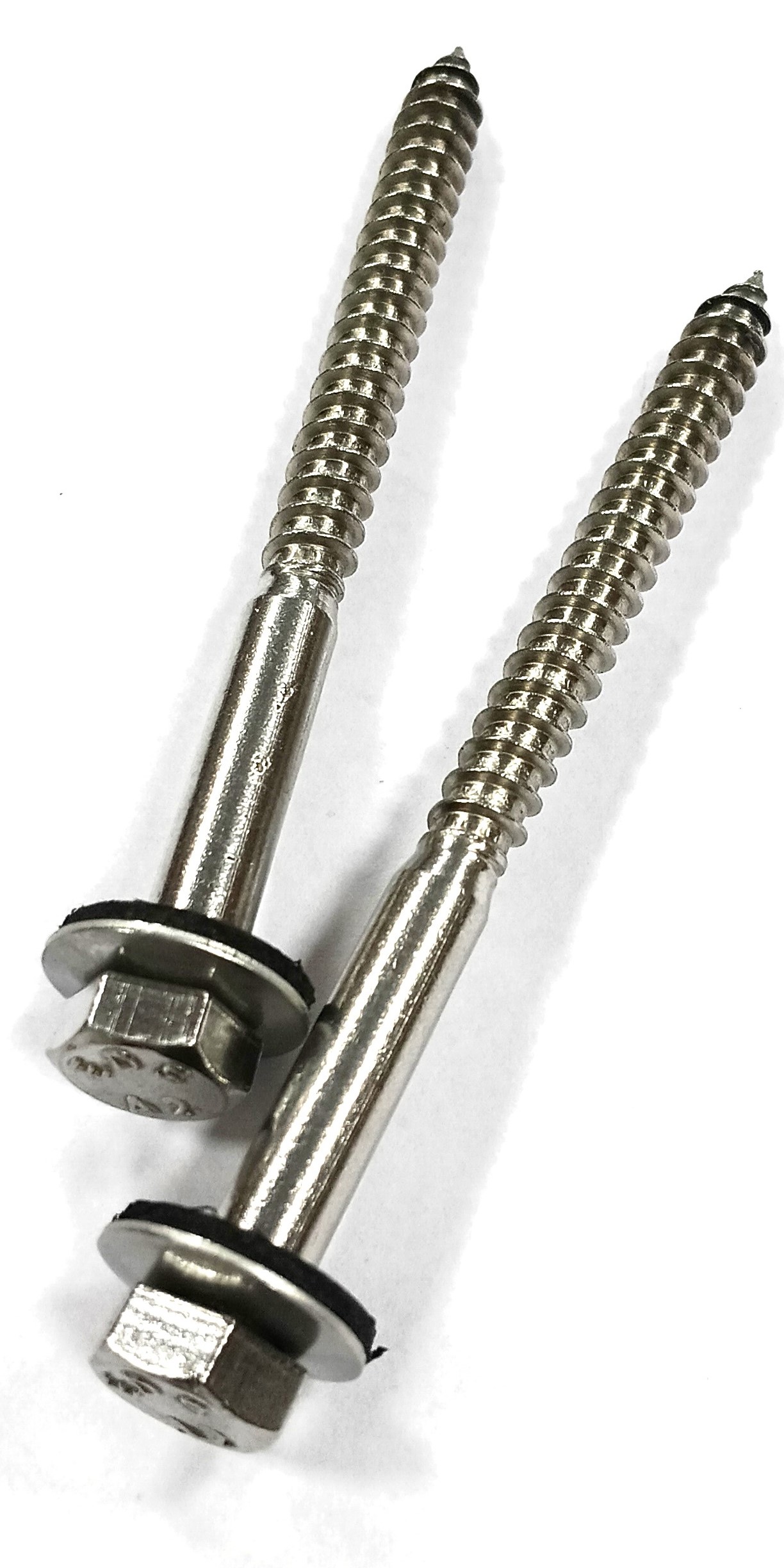 Hex Lag screw with EPDM washers