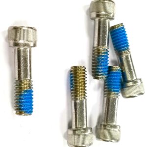 Socket head cap screw half thread with nyloc patch