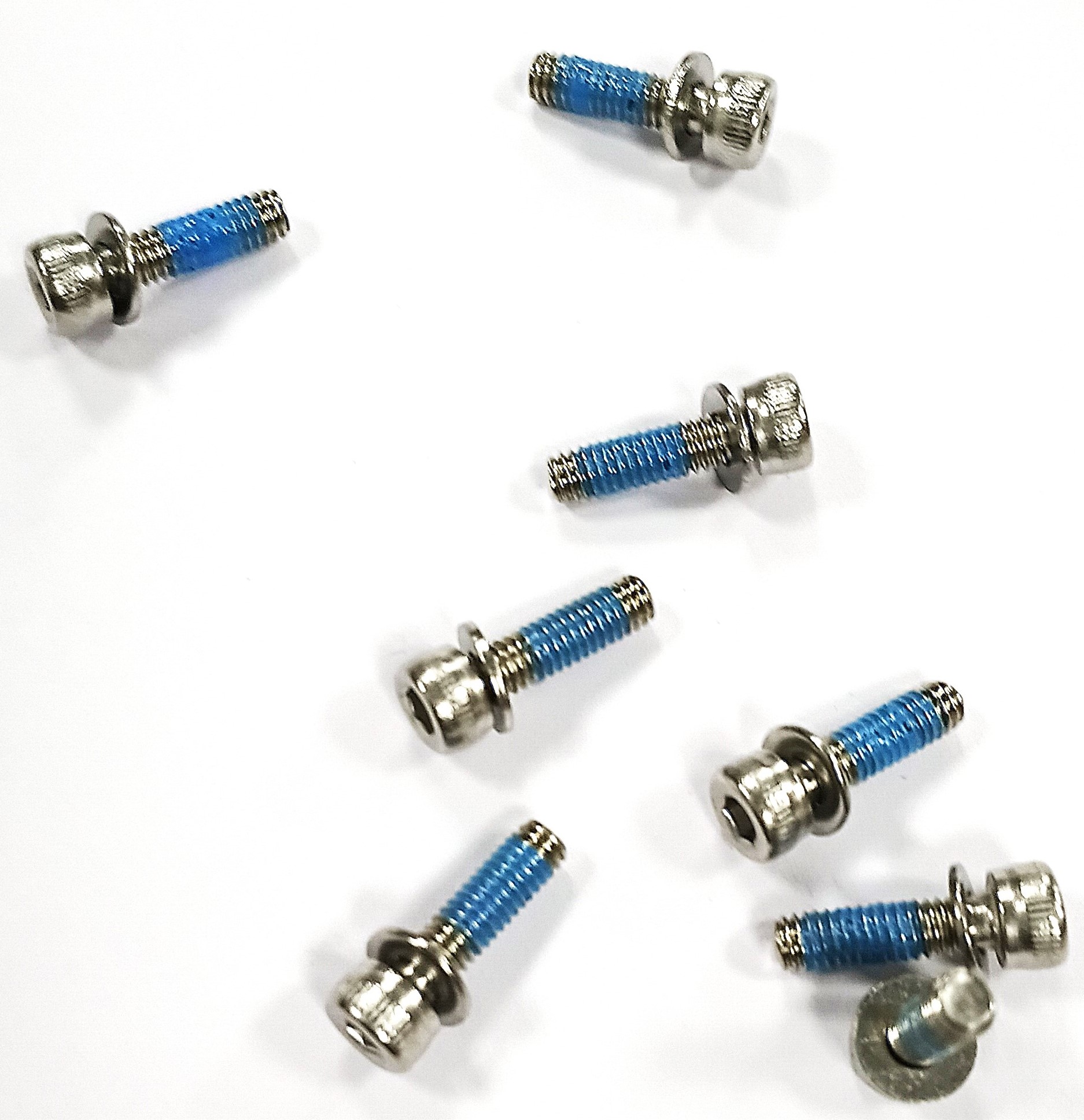 Socket head cap sems screw with Nyloc patch